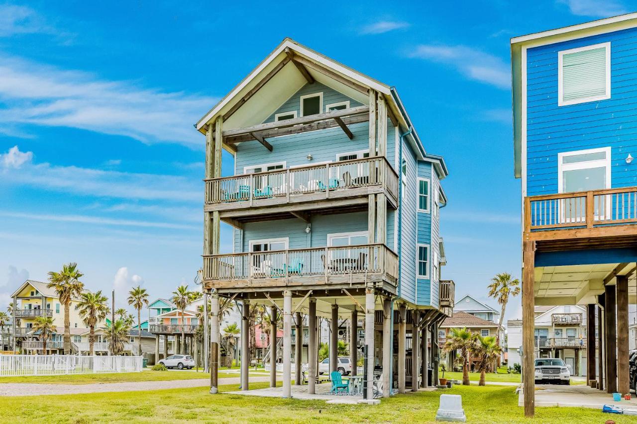 Villa 8-Mile Beachfront Galveston Exterior foto